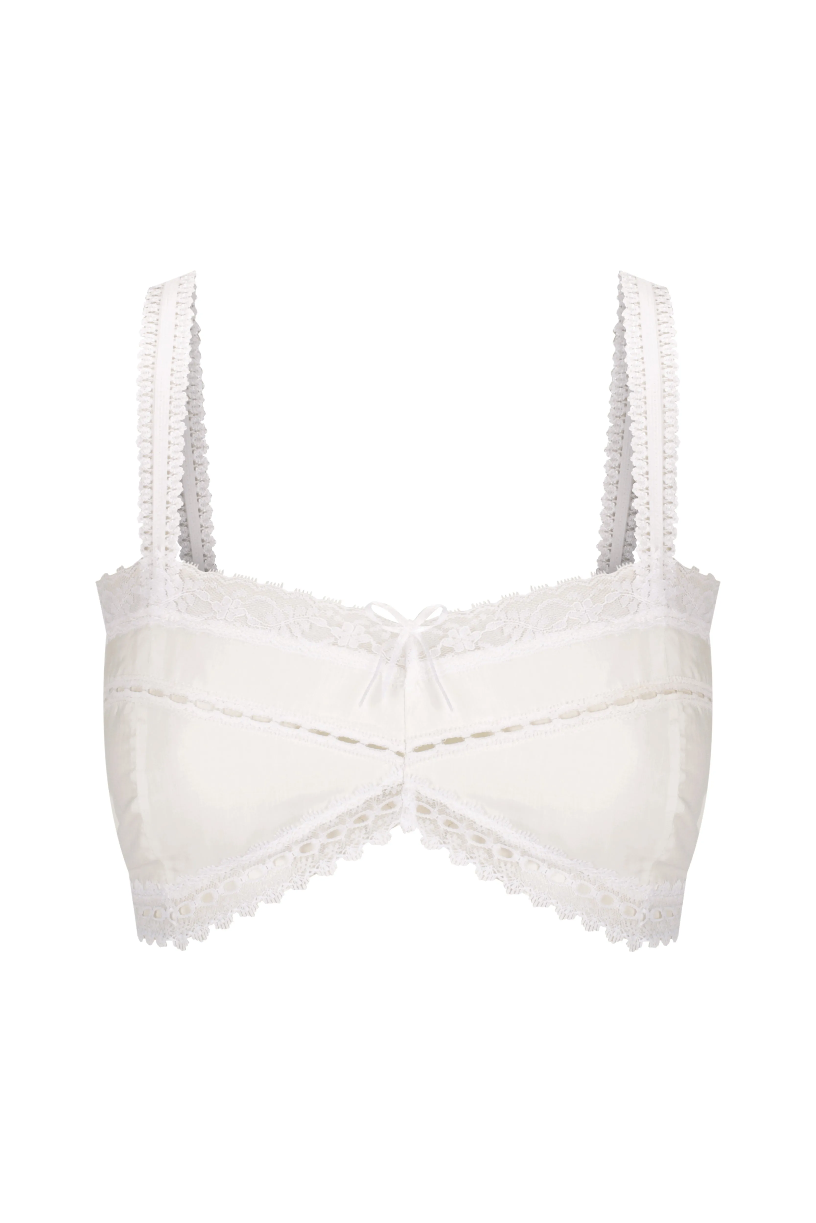 Fine Lace Bralette | Tiered Lace Maxi Skirt