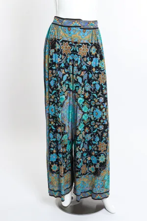 Floral Paisley Wrap Pant