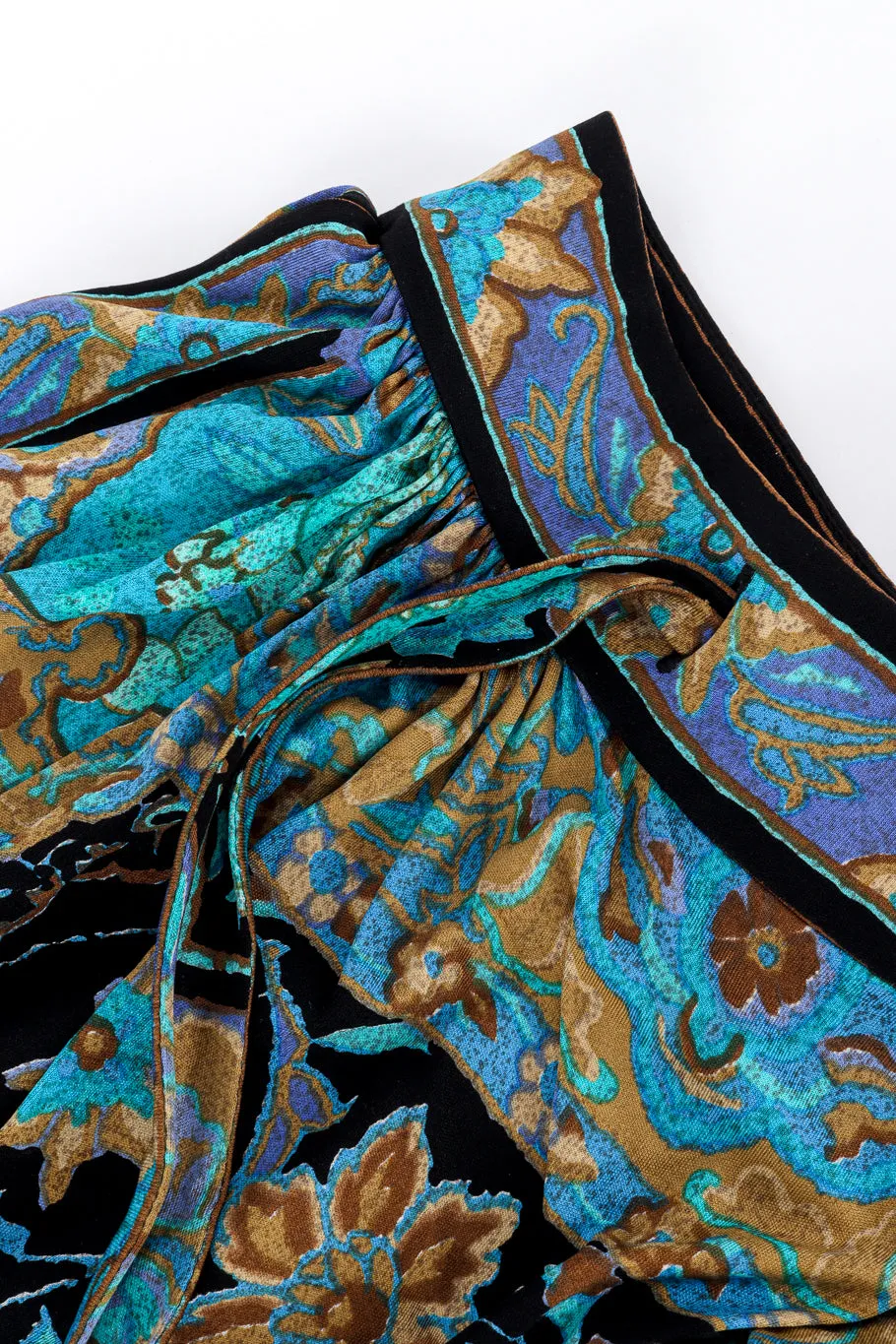 Floral Paisley Wrap Pant