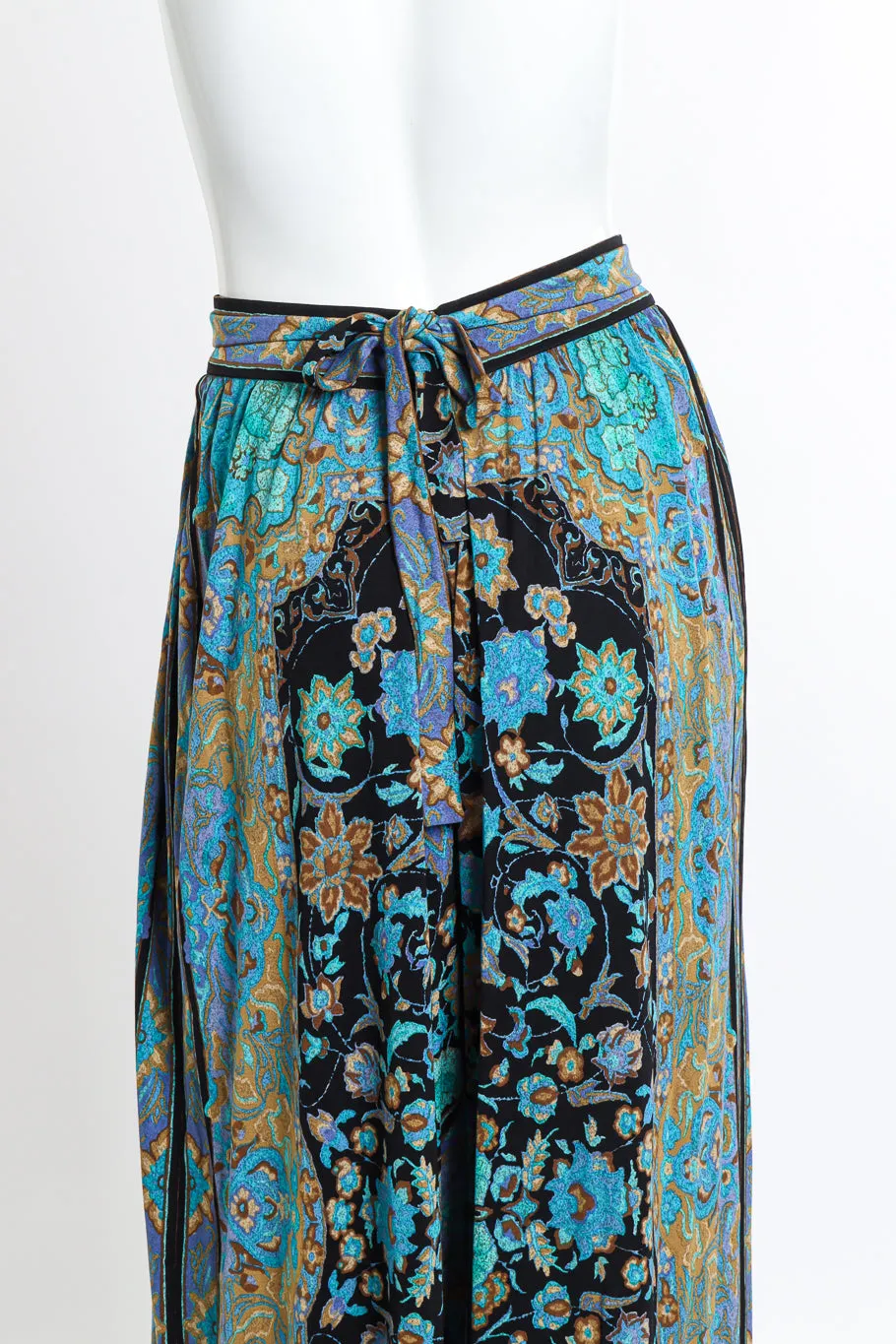 Floral Paisley Wrap Pant