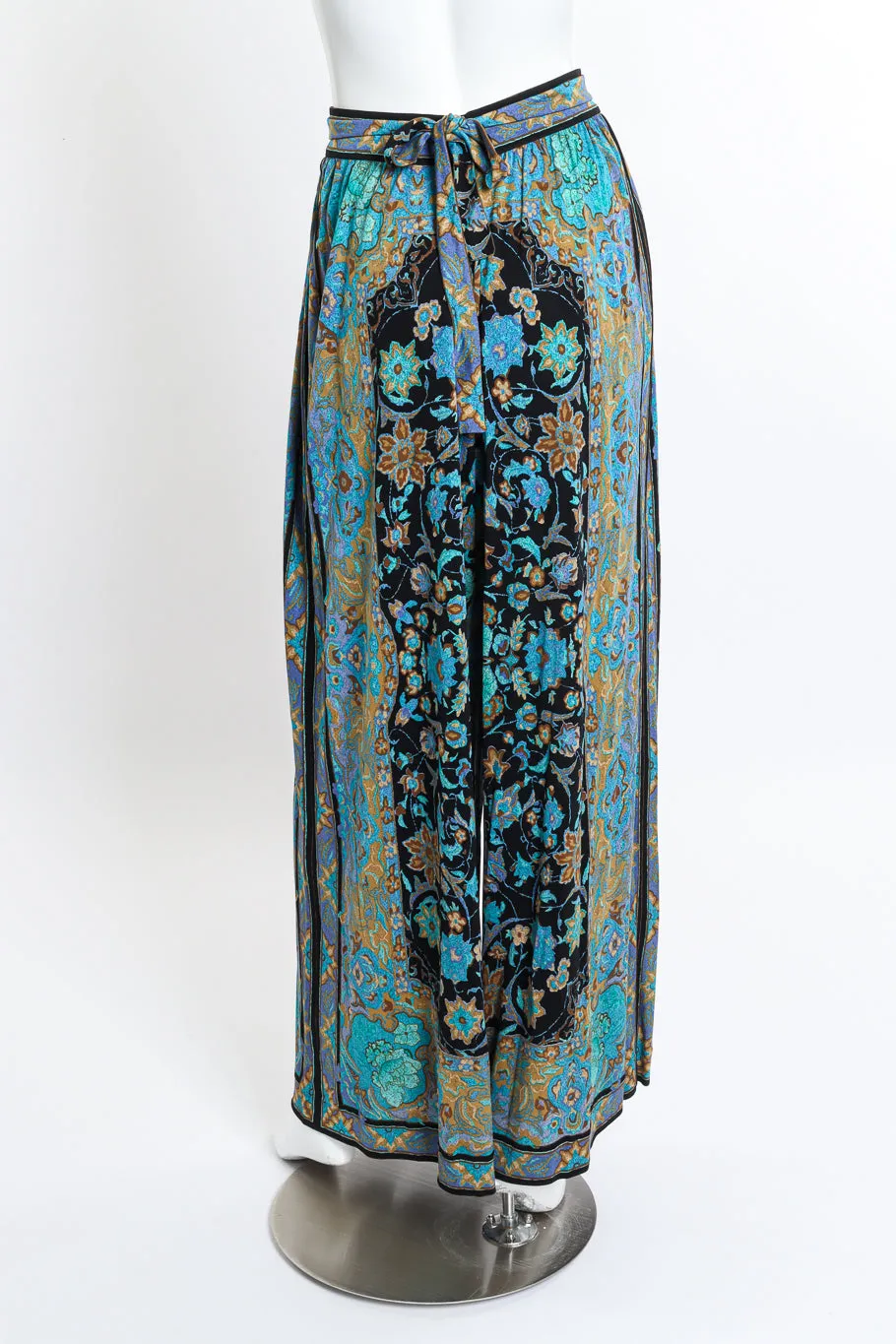 Floral Paisley Wrap Pant