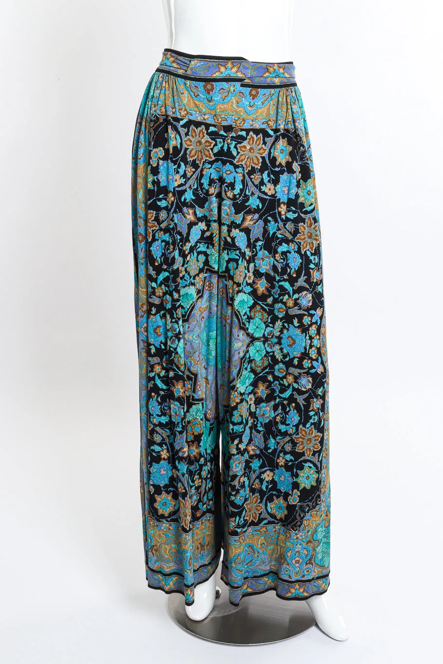 Floral Paisley Wrap Pant