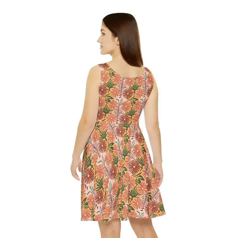 Floral Skater Dress Trendy Fashion Must