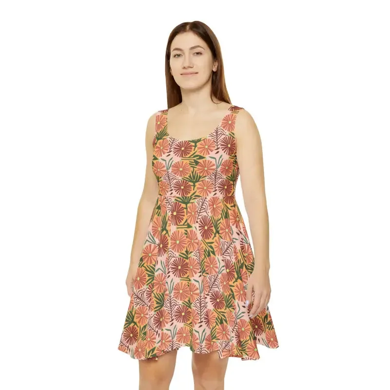 Floral Skater Dress Trendy Fashion Must