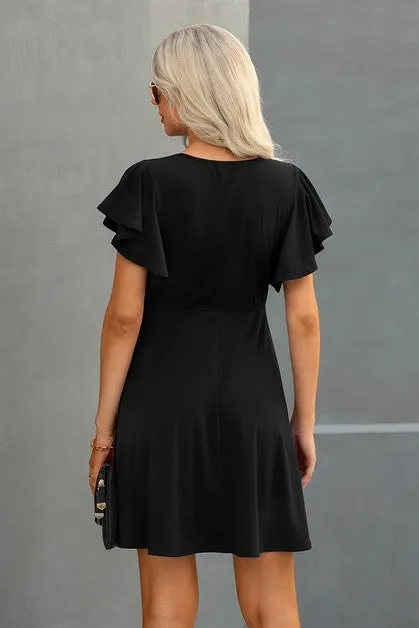 Fluttery Ease A-Line Dress