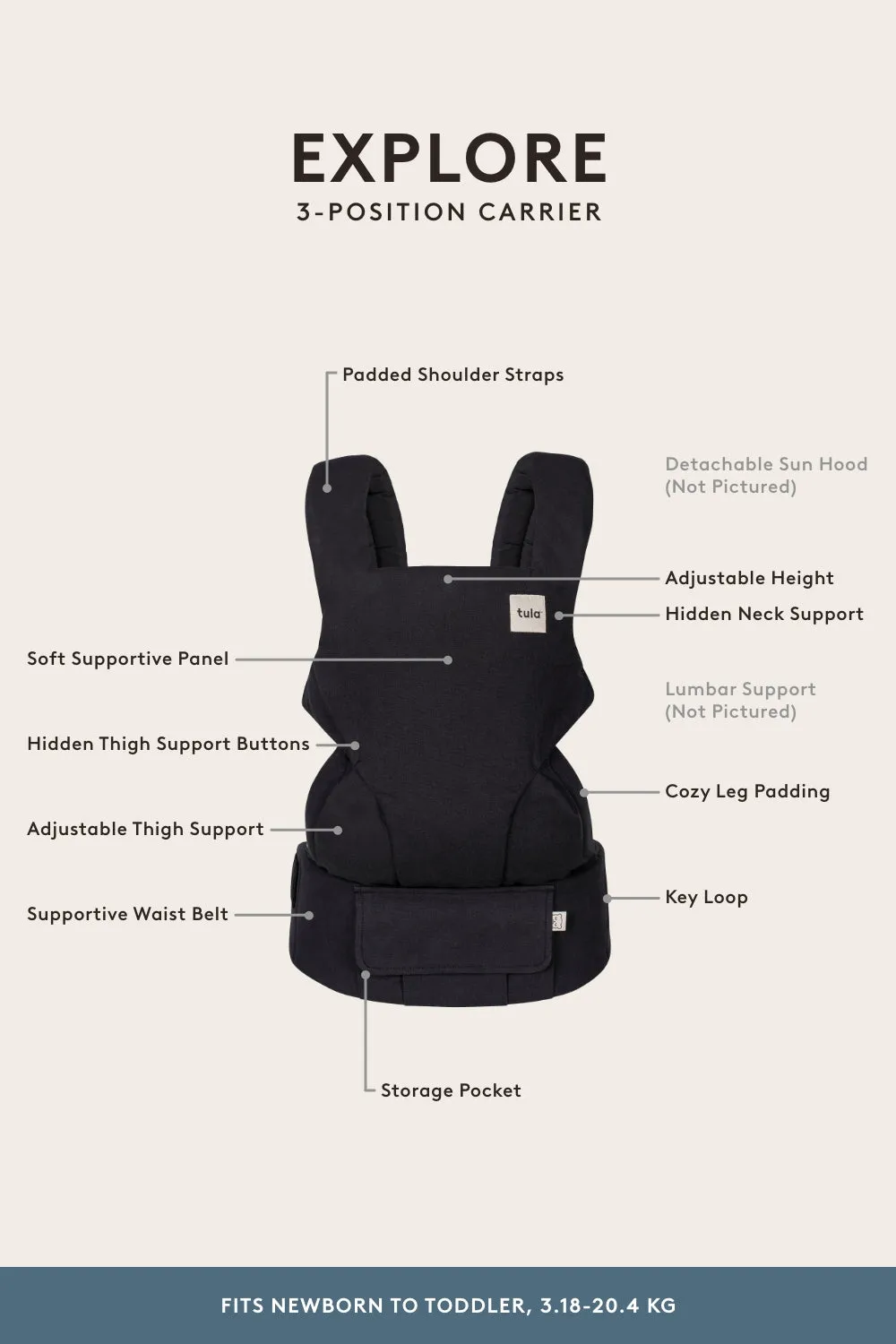 Folklore - Cotton Explore Baby Carrier