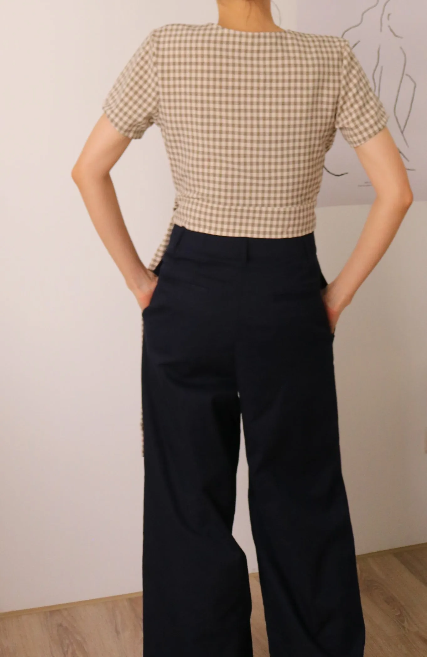 Foster Wrap Blouse-sold out