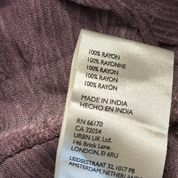 Free People If Only Set Boho Maxi Skirt Purple Tie Dye XS EUC