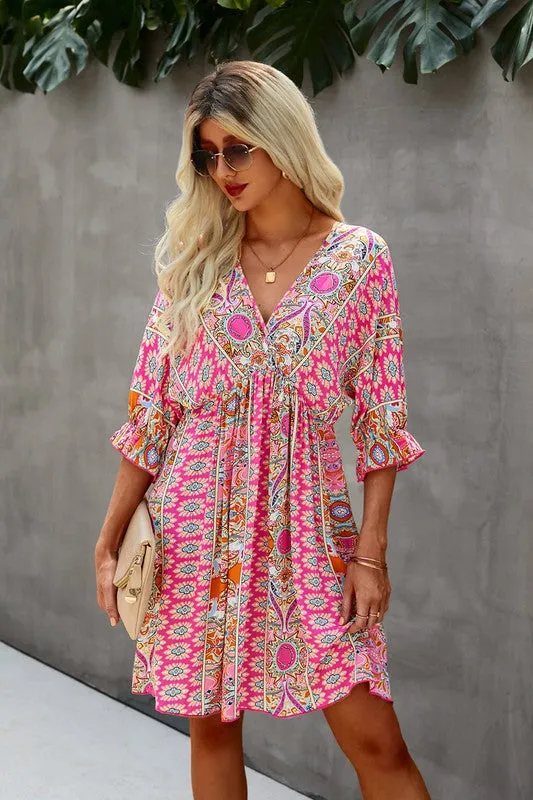 Free Spirit Boho A-Line Dress