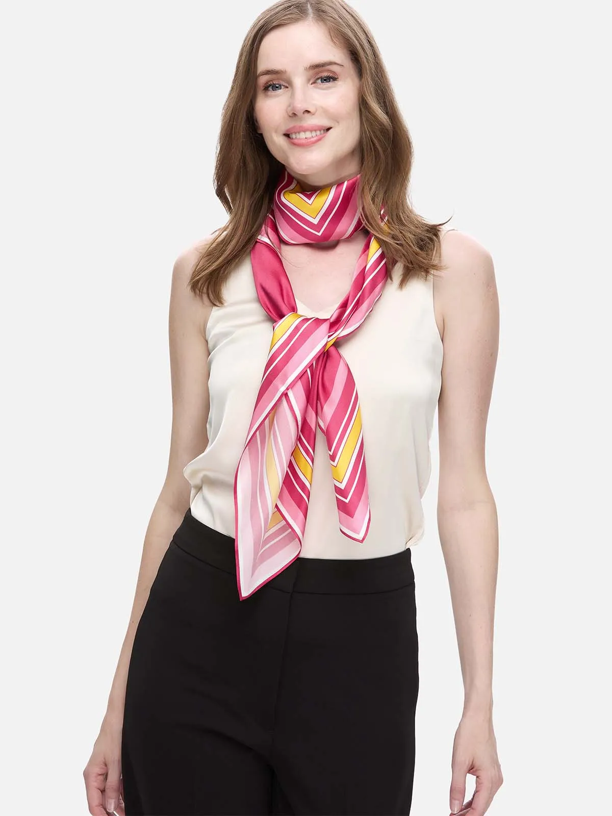 Fuchsia Silk Duo Wrap