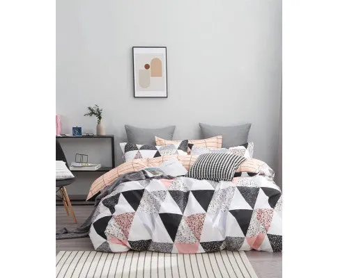GIOIA CASA Annie 100% cotton reversible quilt cover set