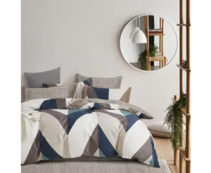 GIOIA CASA Oliver 100% cotton reversible quilt cover set