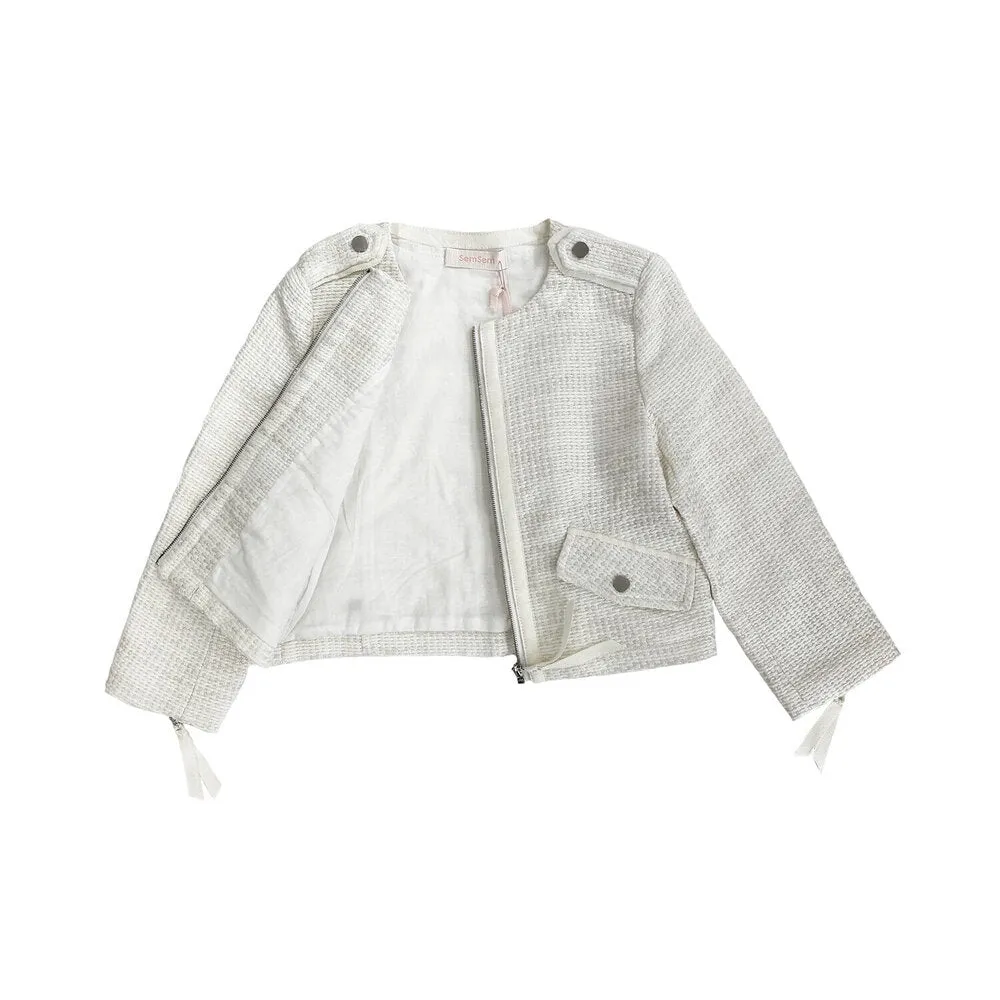 Girls Samia Jacket - Cream