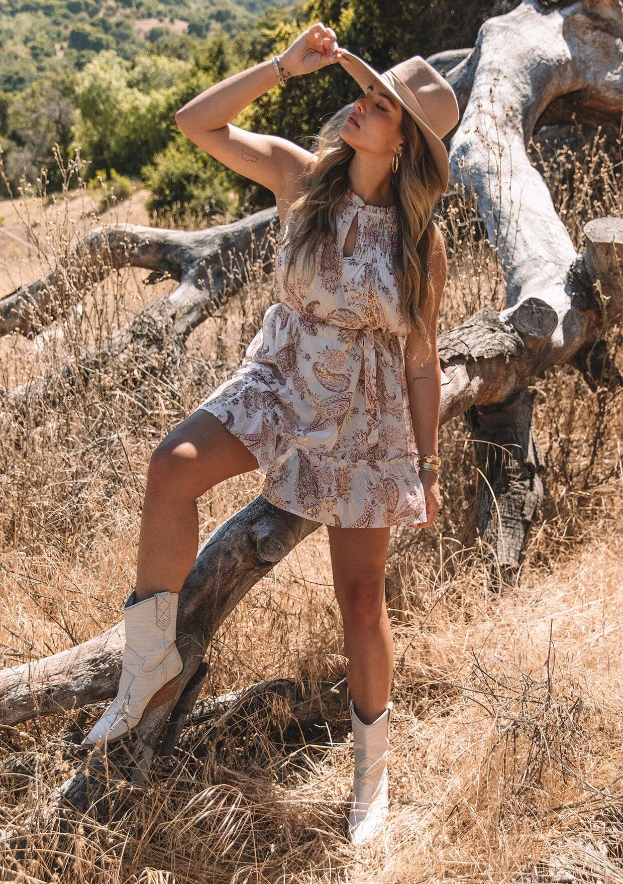 Golden Hour Mini Dress