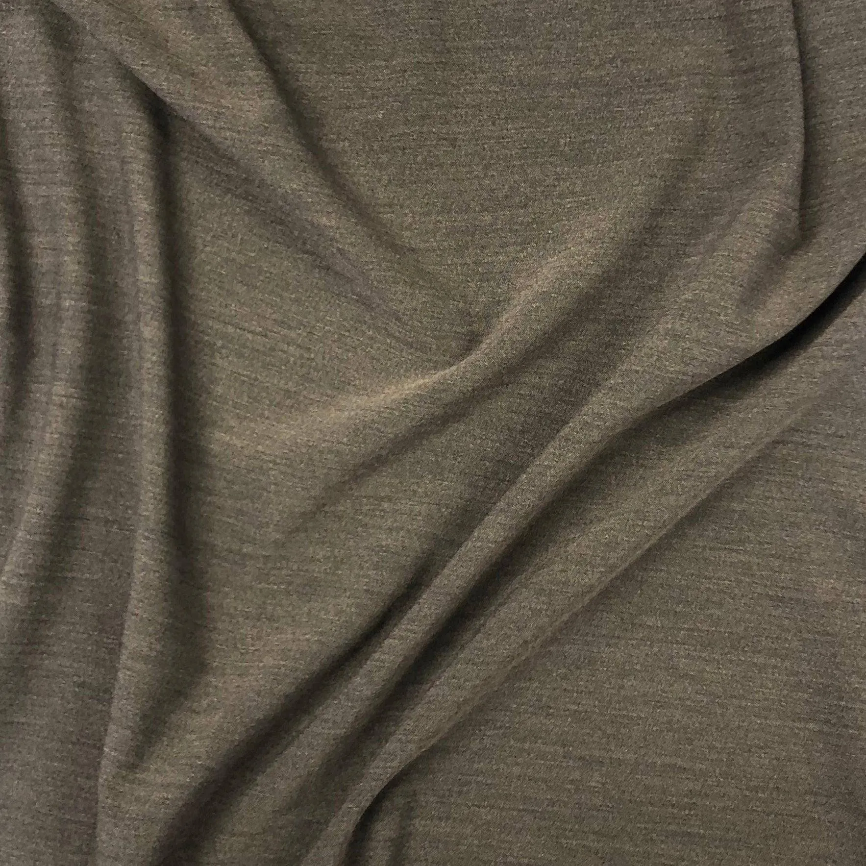 H614 - Grey Viscose Spandex (1.25mtr end of bolt)