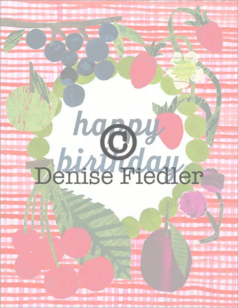 Happy Birthday Fruit