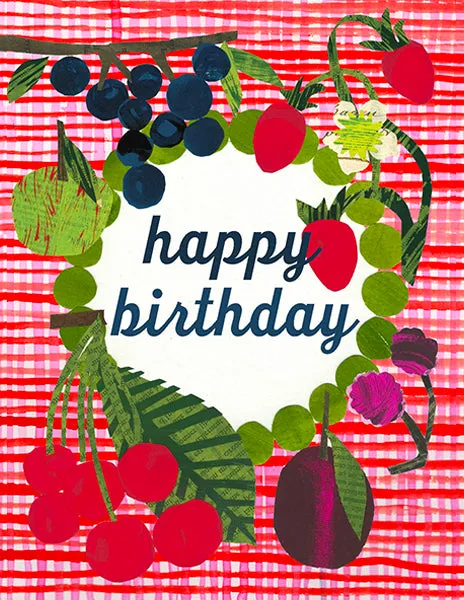 Happy Birthday Fruit