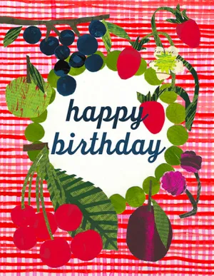 Happy Birthday Fruit