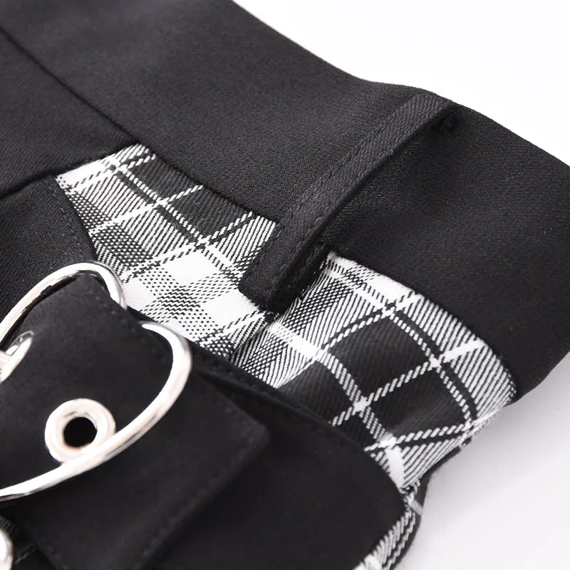 harajuku plaid skirt  KF30374