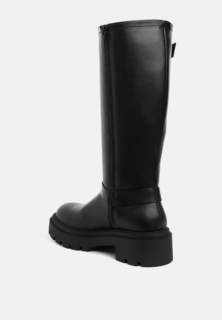 Harnes Detail Long Boots By RUW