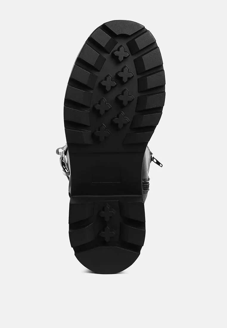 Harnes Detail Long Boots By RUW