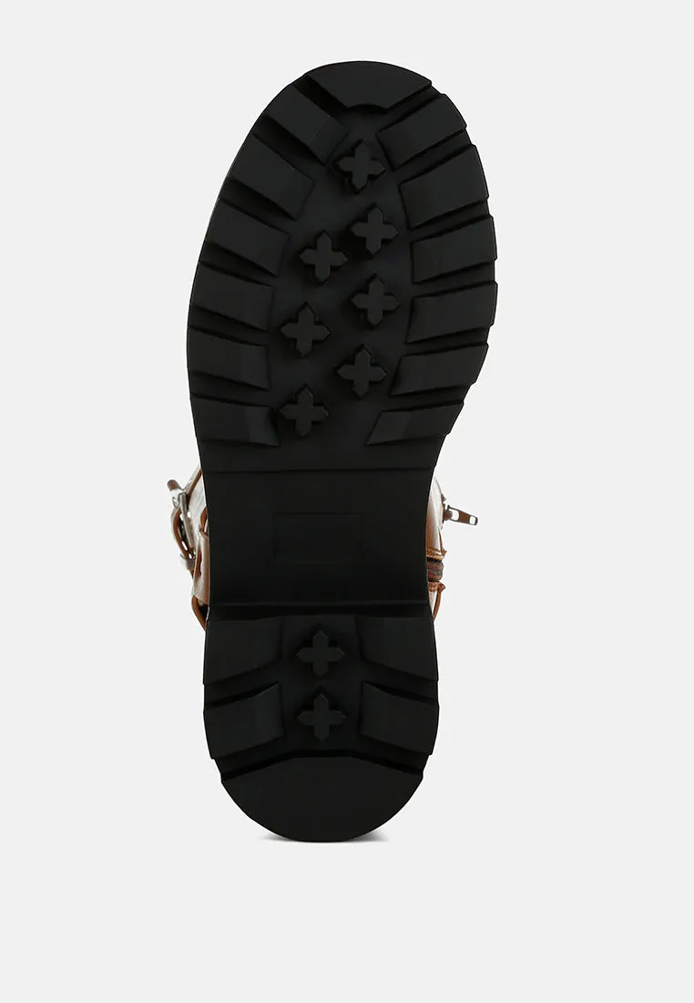 Harnes Detail Long Boots By RUW