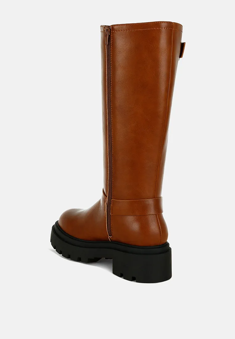 Harnes Detail Long Boots By RUW