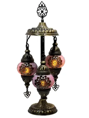 Hestia Boho Handcrafted 3 Tiered Mosaic Table Lamp