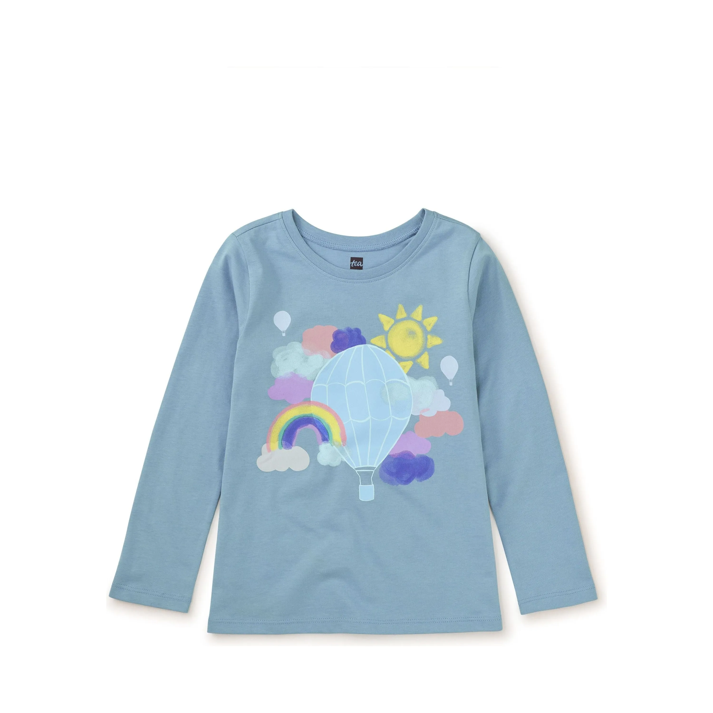 Hot Air Balloon Graphic Tee - Cloud