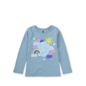 Hot Air Balloon Graphic Tee - Cloud