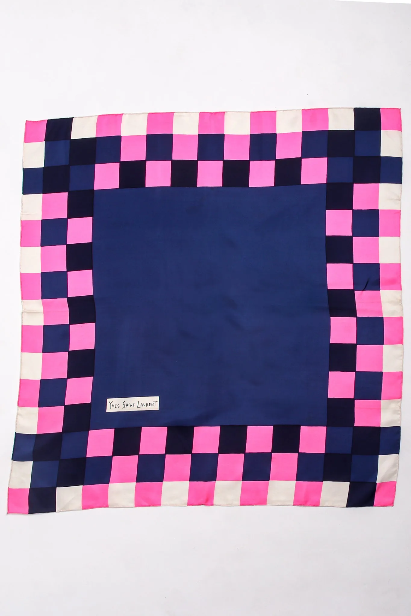 Hot Checker Border Scarf