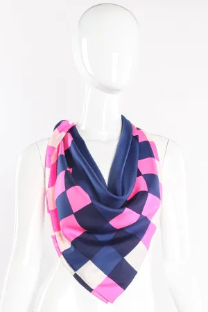 Hot Checker Border Scarf