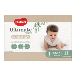 Huggies Ultimate Nappies Toddler 58 Pack