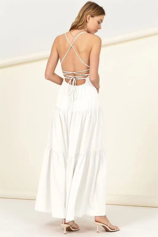 HYFVE Said Yes Tiered Maxi Dress