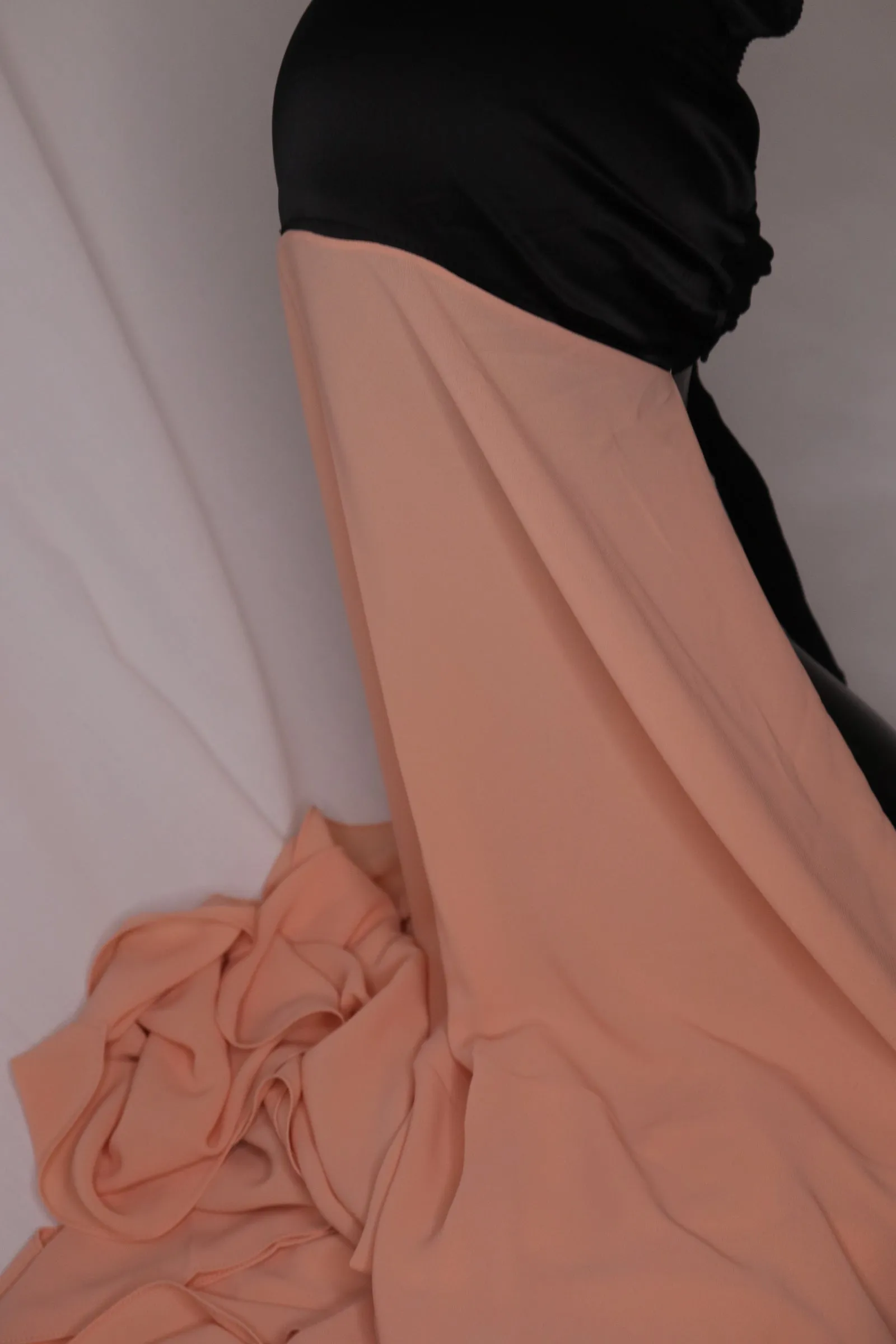 Instant Chiffon Hijab - Peachy