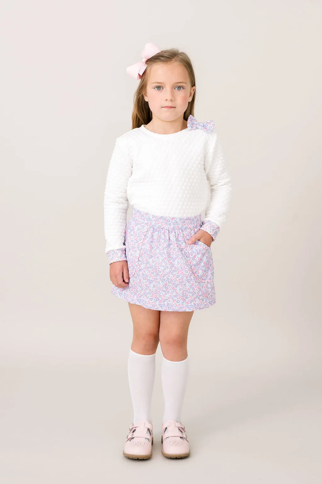 Isabella Skirt - Sweet Pea Floral