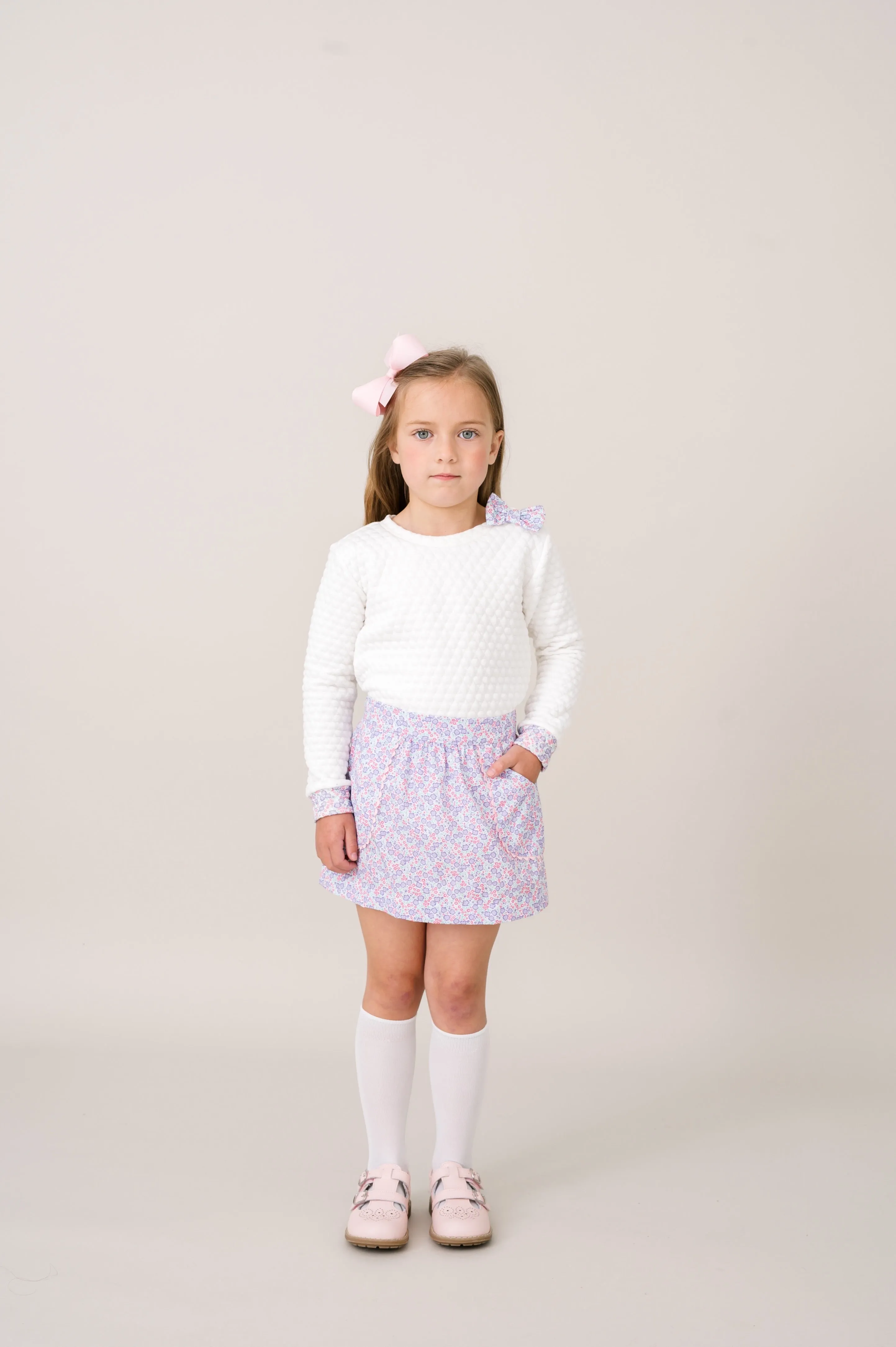 Isabella Skirt - Sweet Pea Floral