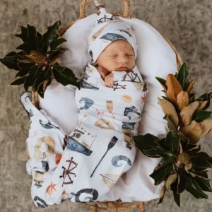 Jersey Wrap   Beanie Set - Shipwreck
