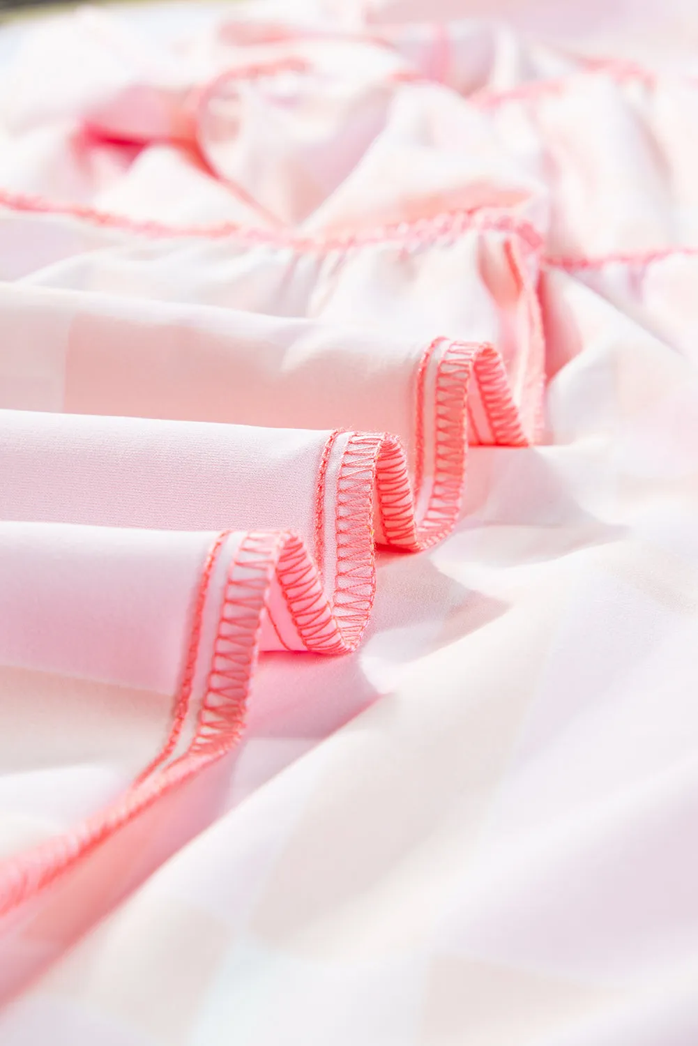 KaleaBoutique Boho Gingham Tied Straps Smocked Maxi Dress