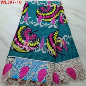 Lace Fabrics With Embroidery Net Lace 5 Yards