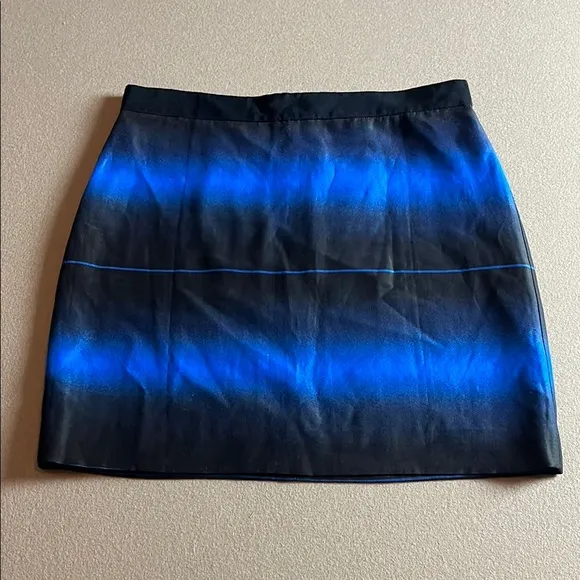 MARC by Marc Jacobs LIDA Mini/Short Skirt Ombre Blue/Black - Size 4