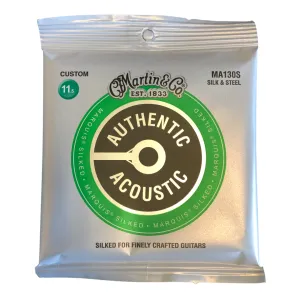 Martin MA130S Marquis Silk & Steel Custom Authentic Acoustic Guitar Strings