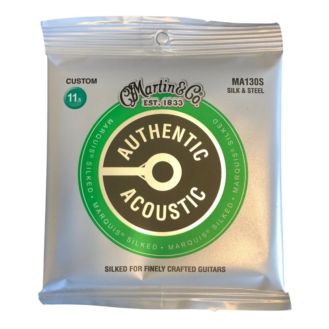 Martin MA130S Marquis Silk & Steel Custom Authentic Acoustic Guitar Strings