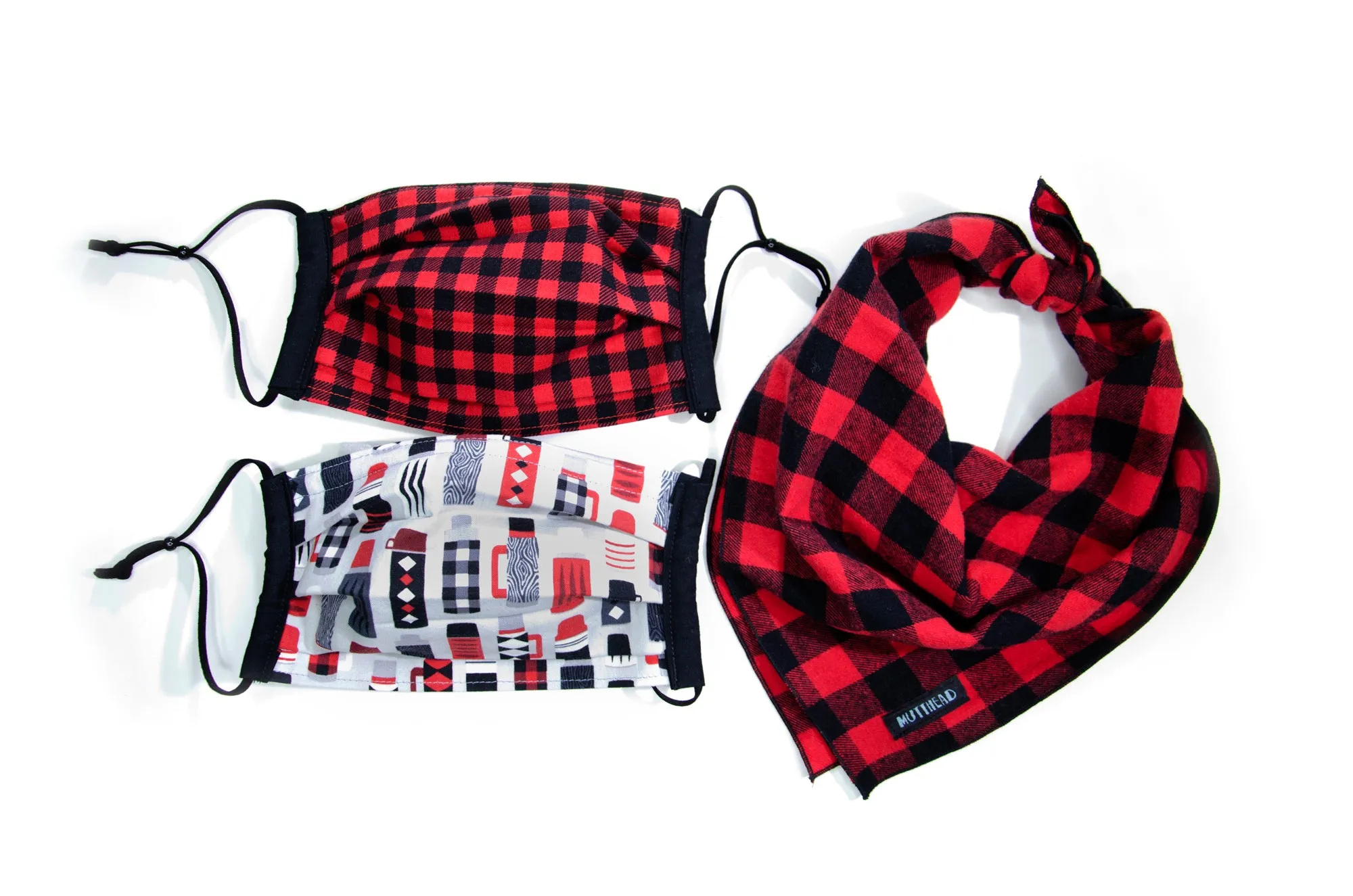 Masks and Bandana Gift Set in Babe, Chinook and Timber