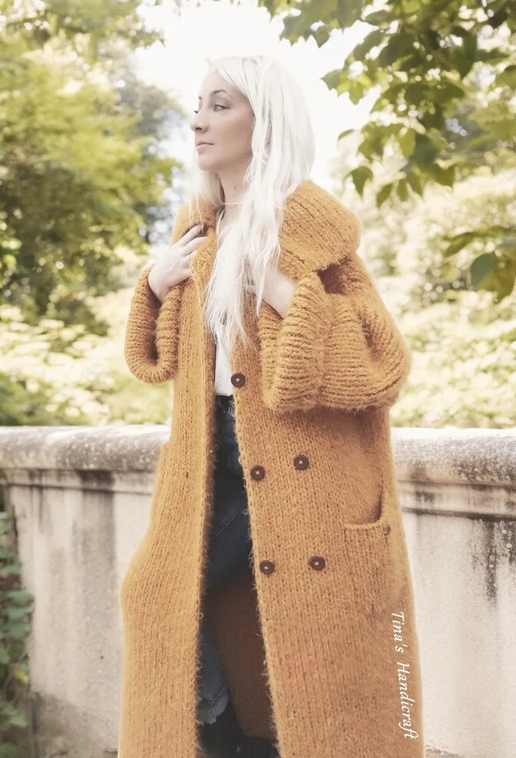 Maximalist woolen jacket