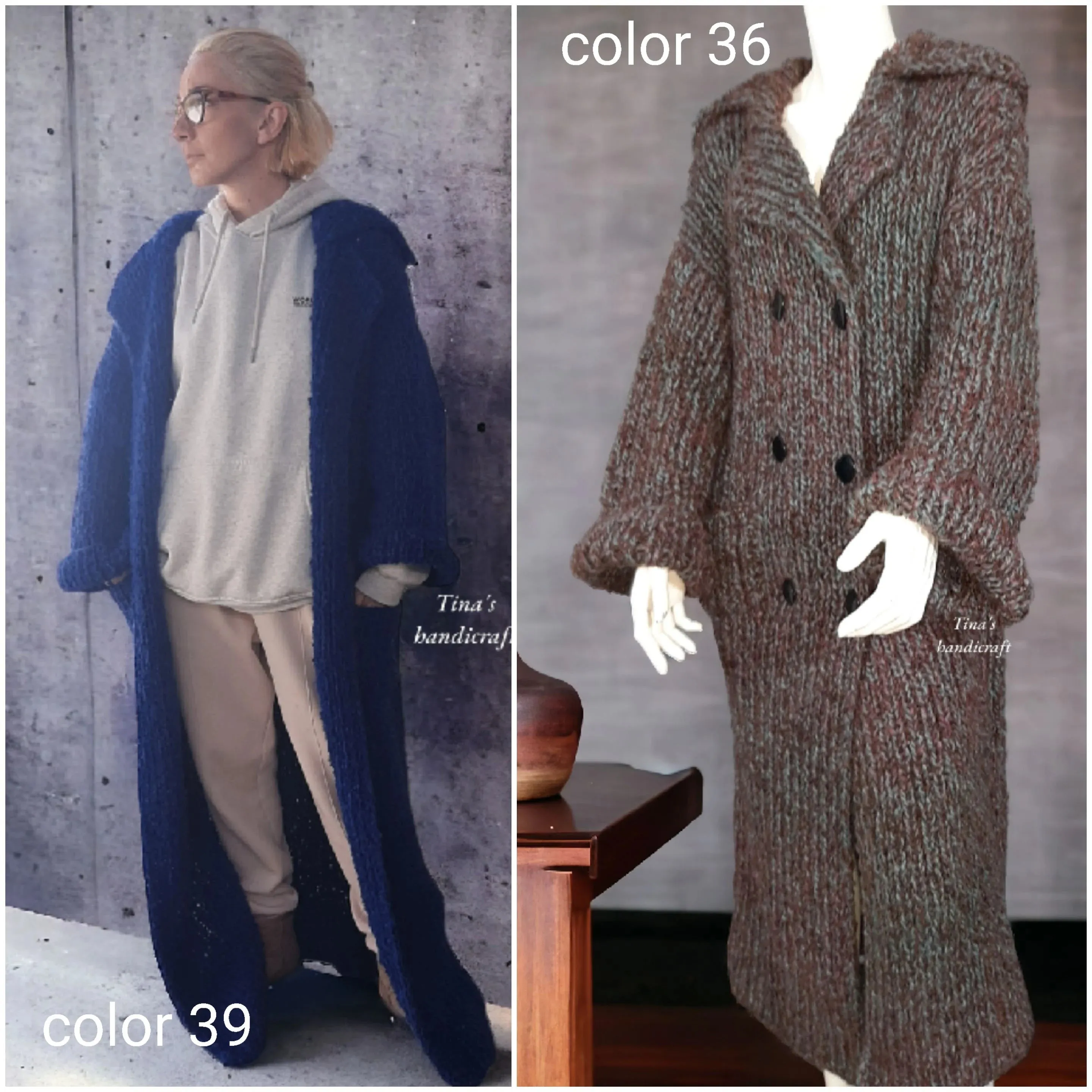 Maximalist woolen jacket