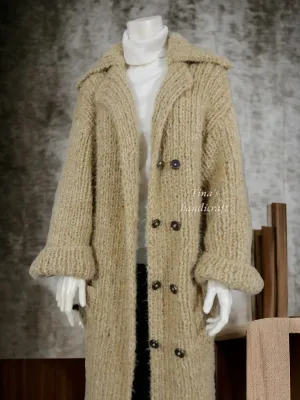 Maximalist woolen jacket