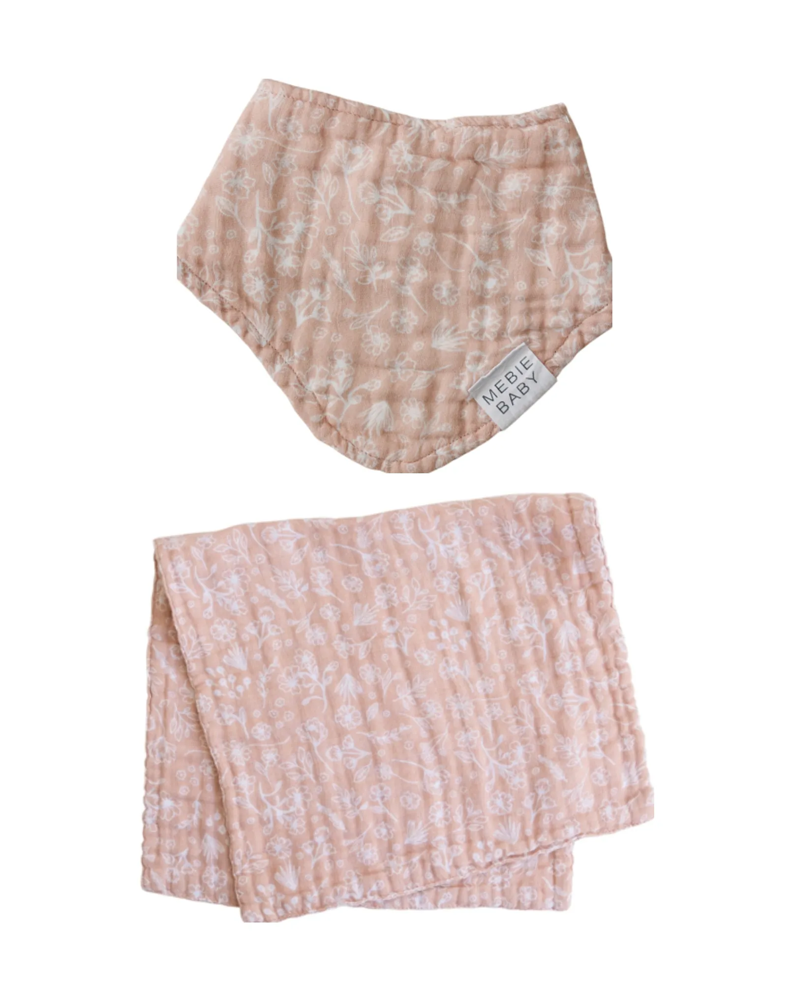 Mebie Baby Burp Cloth   Bib Set