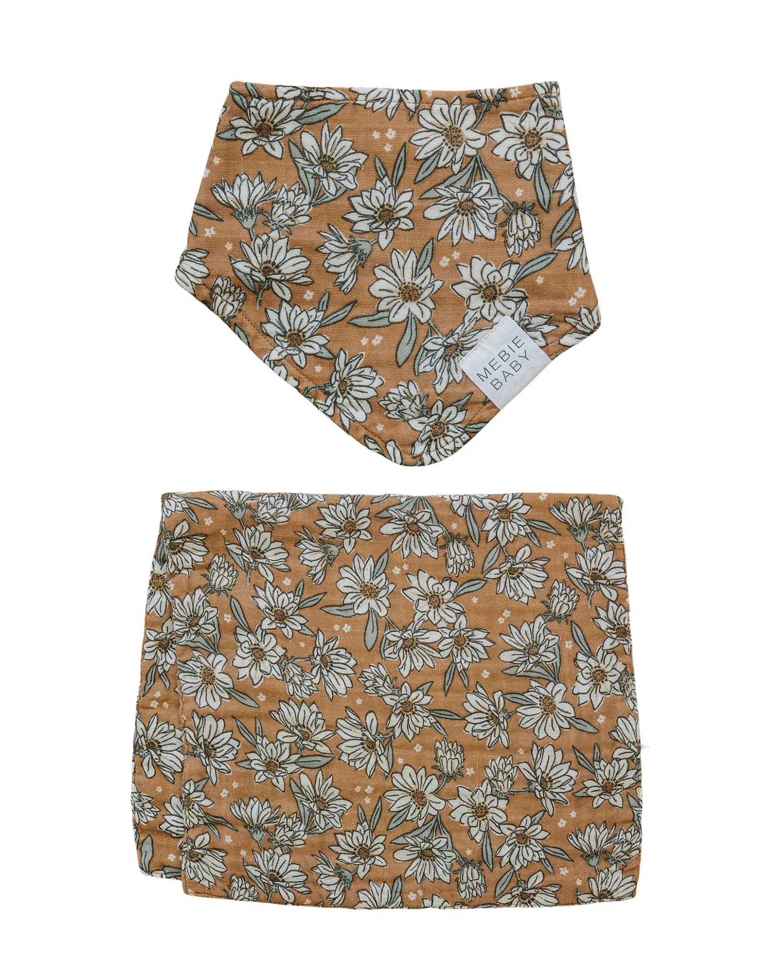 Mebie Baby Burp Cloth   Bib Set