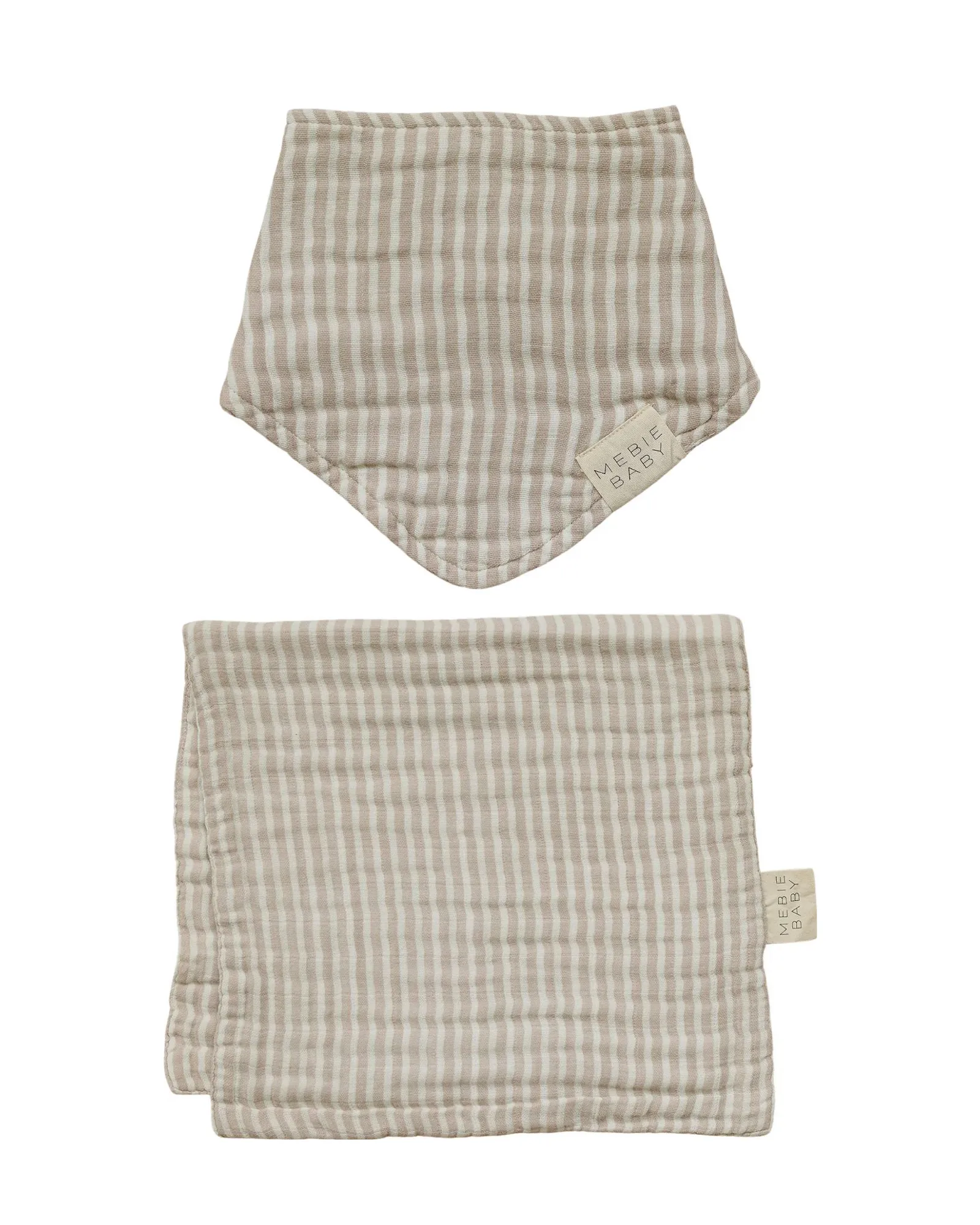 Mebie Baby Burp Cloth   Bib Set